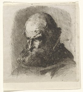 Studio di un vecchio da Jan Weissenbruch