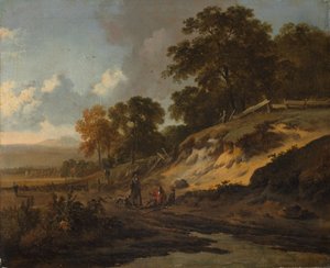 Paesaggio con Cacciatori da Jan Wijnants