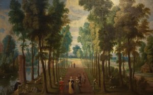 Jan Wildens (1586-1653) - Strada sulla riva del torrente - Siviglia Bellas Artes 22-03-2011 12-05-54 da Jan Wildens