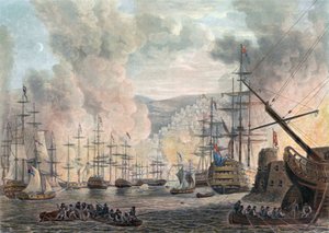 Il bombardamento di Algeri da Jan Willem (after) Pieneman