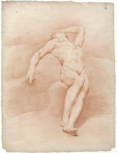 Nudo maschile sdraiato all