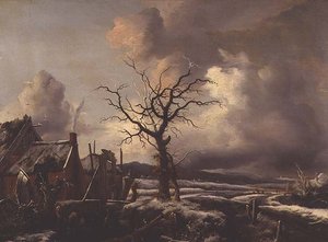 Paesaggio invernale da Jan Wouwerman
