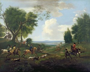 Scena di caccia da Jan Wyck