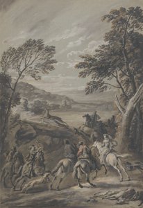 Caccia al cervo da Jan Wyck
