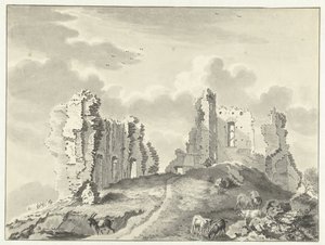 Rovine del castello di Kranendonk da Jan de Beijer
