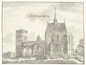 Rovina della chiesa a Mill da Jan de Beijer