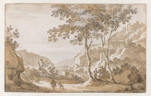 Albano visto da ovest da Jan de Bisschop (attributed to)