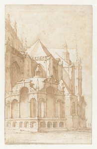 Beckeneelhuisje presso la Nieuwe Kerk ad Amsterdam da Jan de Bisschop