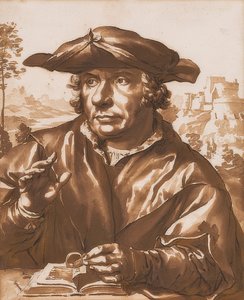 Ritratto di uno studioso, dopo Quentin Massys da Jan de Bisschop