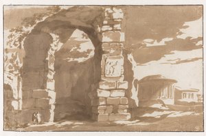 Parte delle terme di Diocleziano e S. Bernardo alle Terme da Jan de Bisschop