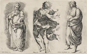 Tre figure senza titolo dopo tre artisti italiani da Jan de Bisschop