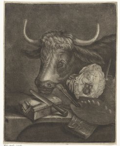 Attributi della Gilda di San Luca, 1735