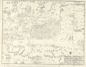 Assedio e presa di Deventer, 1578 da Jan de Lange (II) (signed by artist)