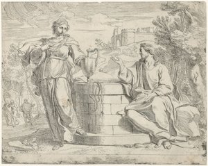 Cristo e la donna samaritana da Jan de Pape (rejected attribution)