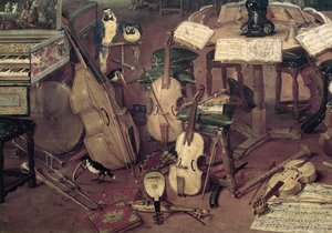 Udito, 1617 (dettaglio) da Jan the Elder Brueghel