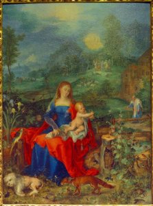 Maria con molti animali da Jan the Elder Brueghel