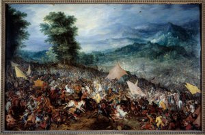 La battaglia di Arbela (o Isso) da Jan the Elder Brueghel