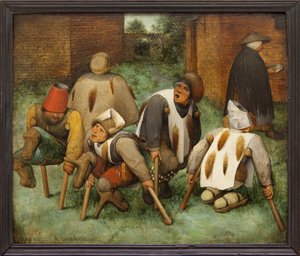 I mendicanti da Jan the Elder Brueghel