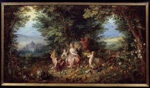 I quattro elementi: La Terra da Jan the Elder Brueghel