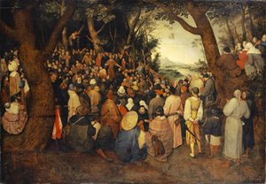Il sermone di San Giovanni Battista, c.1598 da Jan the Elder Brueghel