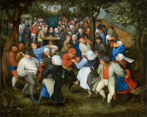Danza nuziale, c. 1600 da Jan the Elder Brueghel