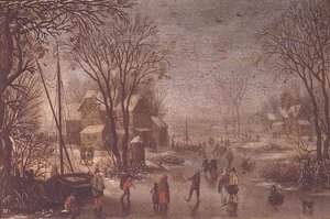 Scena invernale da Jan the Elder Brueghel