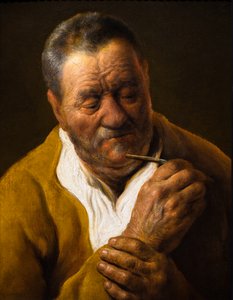 Uomo con stilo da Jan the Elder Lievens