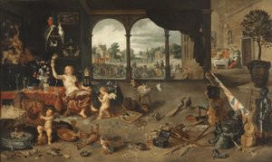 La vanità della vita umana da Jan Brueghel the Younger