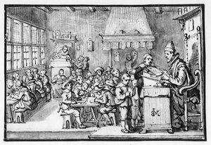 Il maestro di scuola da Jan the Younger Martsen