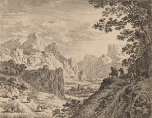 Vista del fiume Reno da Jan van Aken