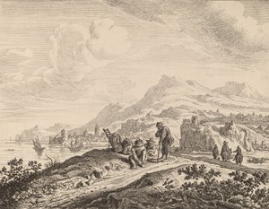 Vista del fiume Reno da Jan van Aken