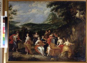 Pallade Atena e Muse da Jan van Balen