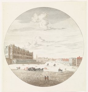 Veduta del castello cittadino di Berlino dal lato della piazza da Jan van Call (I) (possibly)