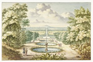 Anfiteatro a Kleve, visto da nord da Jan van Call (I)
