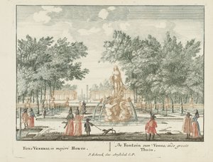 La fontana di Venere nel grande giardino del Palazzo Het Loo da Jan van Call (I)