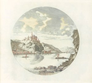 Veduta del Castello Rheinfels sul Reno da Jan van Call (I)