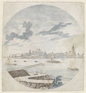 Veduta di Nimega dal nord da Jan van Call (I)