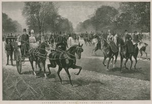 Pomeriggio a Hyde Park, Londra: Rotten Row