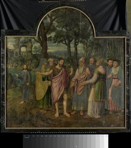 Trittico con Scene della Vita di San Giovanni Battista