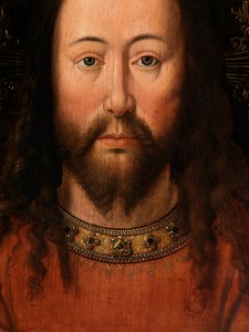 Ritratto di Cristo (dettaglio) da Jan van Eyck