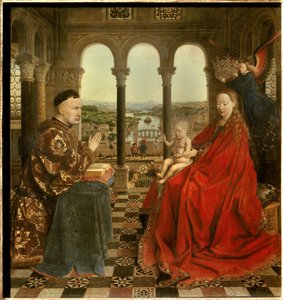 La Vergine del Cancelliere Rolin da Jan van Eyck