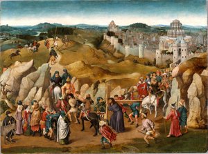 La via del Calvario da Jan van Eyck