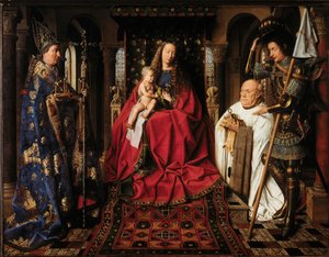 Vergine e Bambino con il canonico van der Paele da Jan van Eyck
