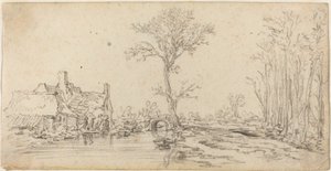 Cottage vicino a un Fiume da Jan van Goyen