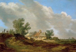 Paesaggio dunale con casetta e figure da Jan van Goyen