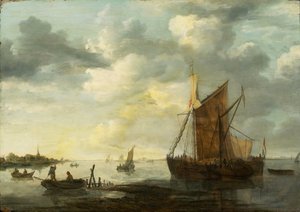 Serata sul Maas da Jan van Goyen