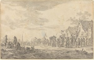 Fiera del villaggio da Jan van Goyen