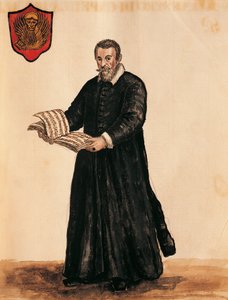 Ritratto del compositore italiano Claudio Monteverdi da Jan van Grevenbroeck
