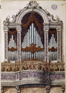 Orfani che cantano, organo del coro della chiesa dell