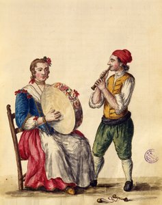 Musicista veneziano da Jan van Grevenbroeck
